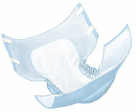 Adult incontinence briefs available in multiple sizes
