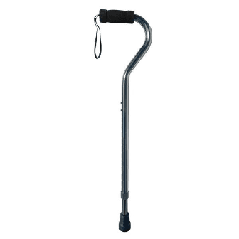 Lightweight adjustable aluminum walking cane