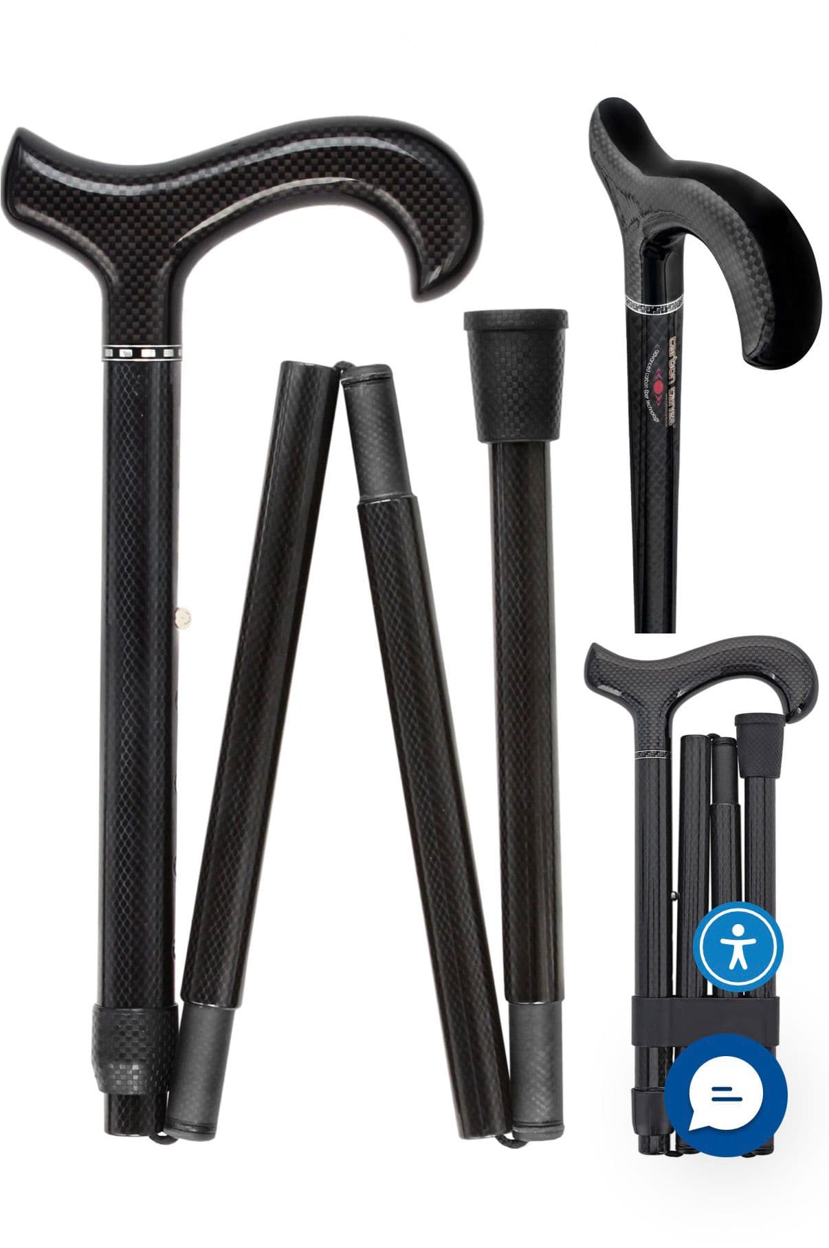 Lightweight folding aluminum walking cane for travel