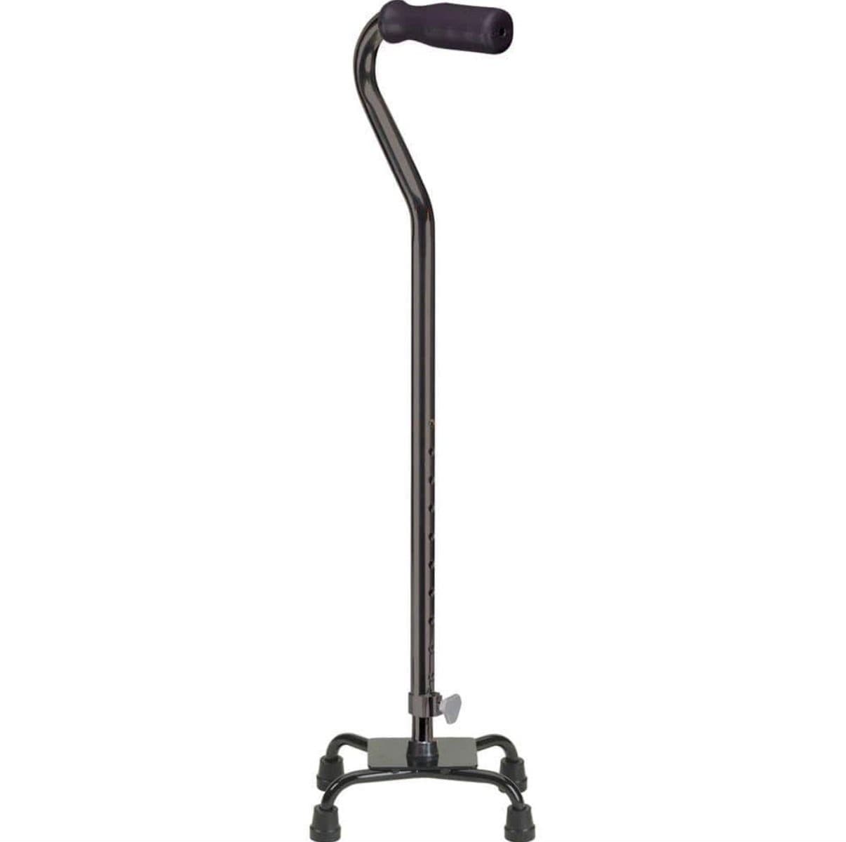 Quad cane with four-point base for added stability