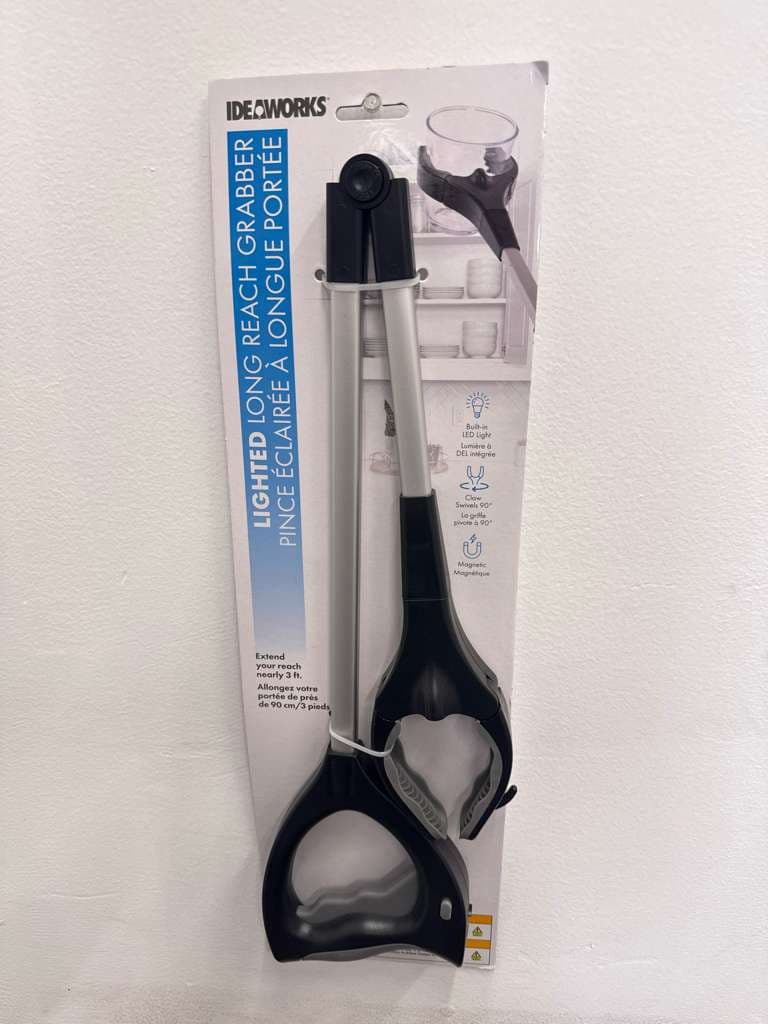 Reach grabber tool for picking up items without bending